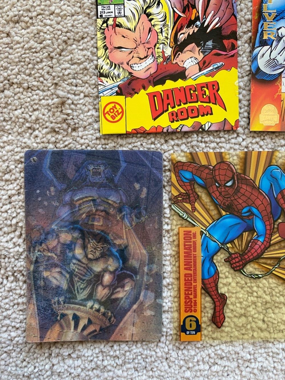 Vintage Random X-Men & Spider-Man Trading Cards Lot - Picture 3 of 9